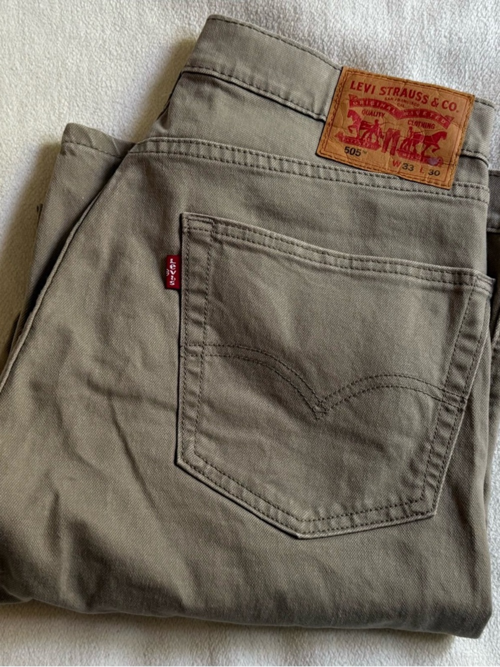 Levi's Men's Straight Fit Jeans - Beige